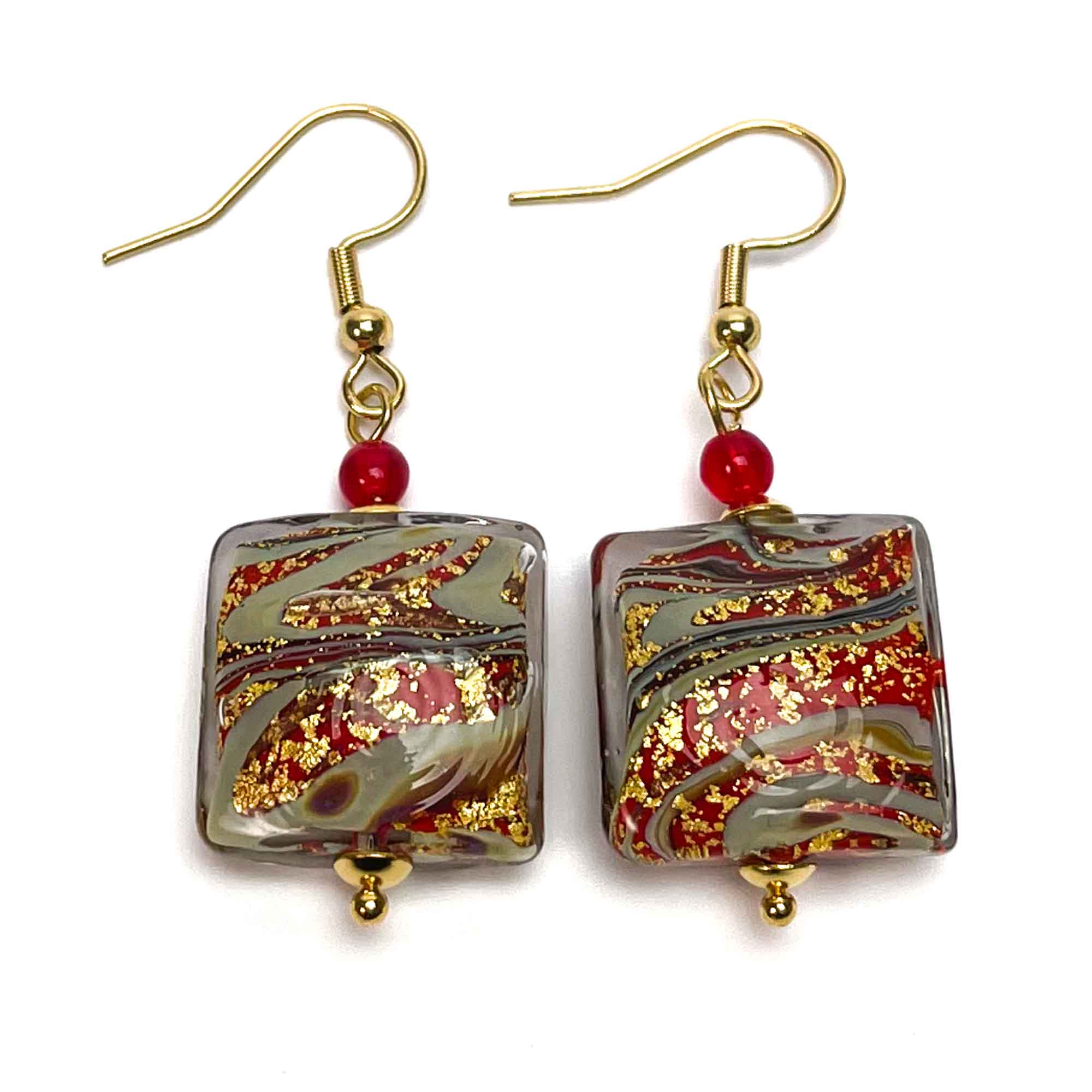 Murano Glass Gold Earrings | JEWELRY | Met Opera Shop